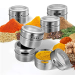 Magnetic Spice Jars