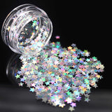 Glitter star sequins